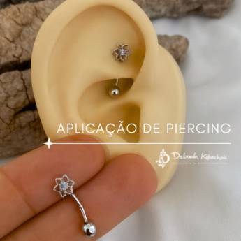 Comprar o produto de Aplicação de Piercing  em Piercing pela empresa Dermokob - Procedimentos e Produtos para Micropigmentação em Foz do Iguaçu, PR por Solutudo