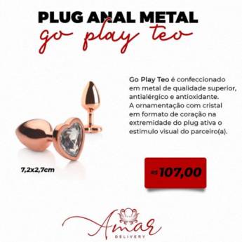 Comprar o produto de Plug Anal Metal em Plugs Anais em Aracaju, SE por Solutudo