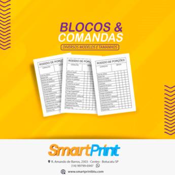 Comprar produto Blocos e comandas em Blocos Padrão pela empresa SmartPrint Gráfica Digital em Botucatu, SP