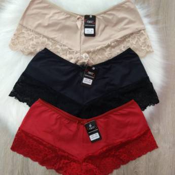 Comprar o produto de Shortinho de Tactel com Renda em Shortinho em Maringá, PR por Solutudo