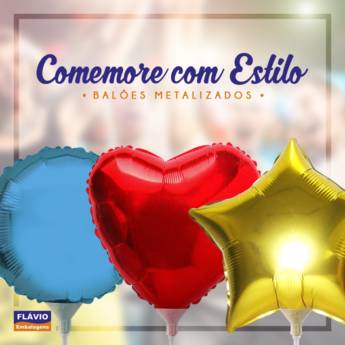 Comprar o produto de Balão metalizado para festa em Balões e Infladores em São João da Boa Vista, SP por Solutudo