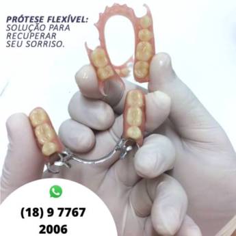 Comprar o produto de Prótese flexível em Próteses Dentárias em Cândido Mota, SP por Solutudo