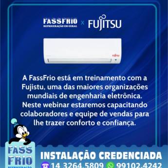 Comprar o produto de Refrigeração Credenciada Fujitsu em Refrigeração - Assistência Técnica em Lençóis Paulista, SP por Solutudo