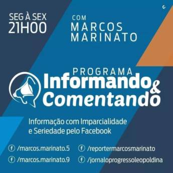 Comprar o produto de Programa Informando & Comentando com Marcos Marinato  em Comunicação em Leopoldina, MG por Solutudo