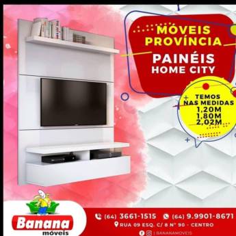 Comprar o produto de Painéis Home City em Móveis pela empresa Banana Móveis e Eletrodomésticos em Mineiros, GO por Solutudo