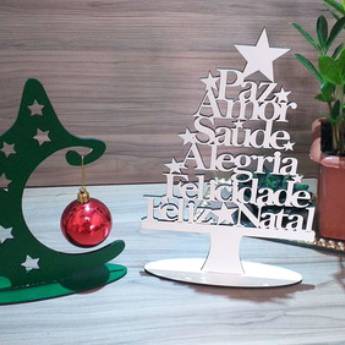Comprar o produto de Mini Árvore de Natal MDF em Natal em Bauru, SP por Solutudo