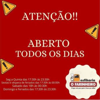 Comprar o produto de Aberto todos os dias! em Esfihas em Botucatu, SP por Solutudo