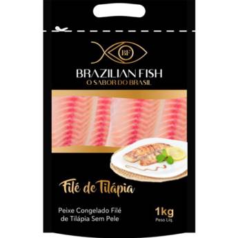Comprar o produto de  Filé de Tilápia Brazilian Fish em Açougues em Mineiros, GO por Solutudo