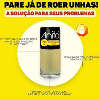 Comprar o produto de Esmalte ANITA Pare Já de Roer Unhas em Bauru em Beleza e Cuidado Pessoal em Bauru, SP por Solutudo