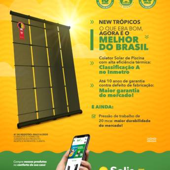 Comprar o produto de Venda de coletor solar para piscinas em Energia Solar em Águas de Lindóia, SP por Solutudo