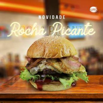 Comprar o produto de Rocha Picante em Hambúrguer Gourmet em Mineiros, GO por Solutudo
