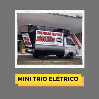 Comprar o produto de Mini Trio Elétrico em Bauru em Divulgação - Carros de Som em Bauru, SP por Solutudo