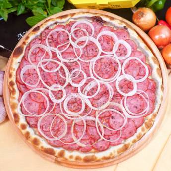 Comprar o produto de Pizza Calabresa em Pizzas em Mineiros, GO por Solutudo