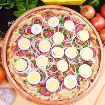 Comprar o produto de Pizza Portuguesa em Pizzas em Mineiros, GO por Solutudo