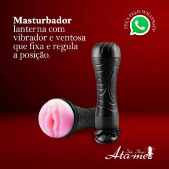 Comprar o produto de Masturbador lanterna com vibrador em Sex Shop em Ribeirão Preto, SP por Solutudo