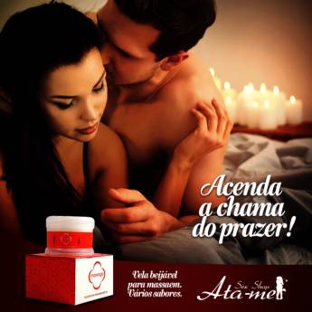 Comprar o produto de Vela de massagem beijável em Sex Shop em Ribeirão Preto, SP por Solutudo