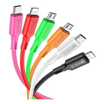Comprar o produto de Cabo Carregador Colorido  em Carregadores em Araçatuba, SP por Solutudo