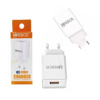 Comprar o produto de Carregador 2.4A Fast Charge HS-150 HREBOS em Carregadores em Araçatuba, SP por Solutudo