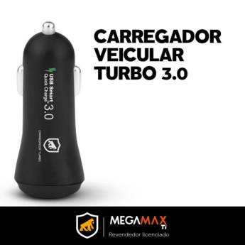 Comprar o produto de Carregador Veicular Turbo 3.0 em Carregadores em Tietê, SP por Solutudo