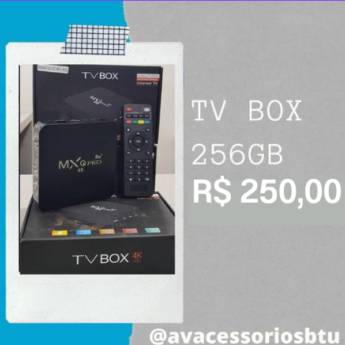 Comprar o produto de TV Box 256GB - R$250,00 em Acessórios para Celulares pela empresa AV Acessórios - Celulares e Presentes em Botucatu, SP por Solutudo