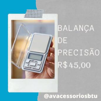 Comprar o produto de Balança de Precisão - R$45,00 em Acessórios para Celulares em Botucatu, SP por Solutudo