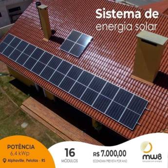 Comprar o produto de Sistemas de Energia Solar em Energia Solar em Pelotas, RS por Solutudo