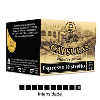 Comprar o produto de Cápsulas de Café para Máquinas Nespresso Ristretto em Cafeteiras e Cápsulas pela empresa Café do Antônio - Café Gourmet Premium em Jundiaí, SP por Solutudo