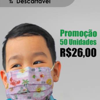 Comprar o produto de Promoção Mascara Kids em Máscaras em Aracaju, SE por Solutudo
