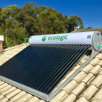 Comprar o produto de Aquecedores de Água Solar em Energia Solar em Santa Cruz do Sul, RS por Solutudo