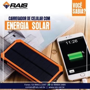 Comprar o produto de Energia solar para carregador de celular em Energia Solar em Pelotas, RS por Solutudo