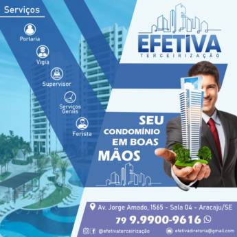 Comprar produto Soluções Condominiais em Administradoras de Condomínios pela empresa Efetiva Terceirização em Aracaju, SE