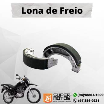 Comprar o produto de Lona de Freio - Segurança e Eficiência em Parauapebas em Acessórios de Motos pela empresa Super Motos em Parauapebas, PA por Solutudo