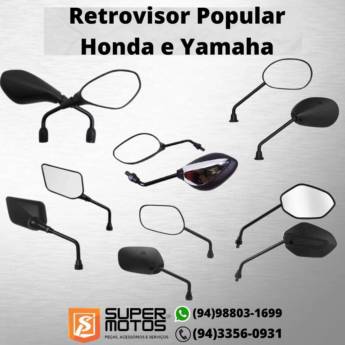 Comprar o produto de Retrovisores - Visibilidade e Segurança em Parauapebas em Acessórios de Motos pela empresa Super Motos em Parauapebas, PA por Solutudo