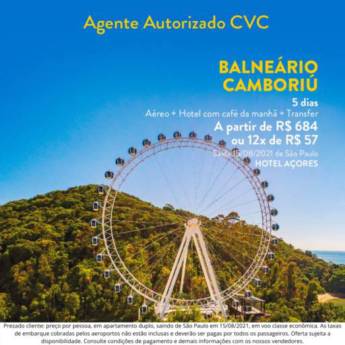 Comprar o produto de Pacote Balneário Camboriú  em Viagens e Turismo em Franco da Rocha, SP por Solutudo