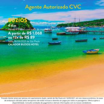 Comprar o produto de Pacote para Búzios em Viagens e Turismo em Franco da Rocha, SP por Solutudo