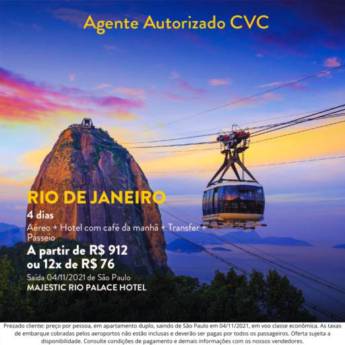 Comprar o produto de Pacote Rio de Janeiro em Viagens e Turismo em Franco da Rocha, SP por Solutudo
