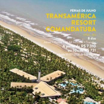 Comprar o produto de Pacote Transamérica Resort Comandatuba em Viagens e Turismo em Franco da Rocha, SP por Solutudo