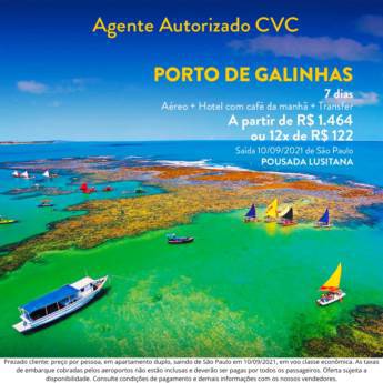 Comprar o produto de Pacote Porto de Galinhas em Viagens e Turismo em Franco da Rocha, SP por Solutudo