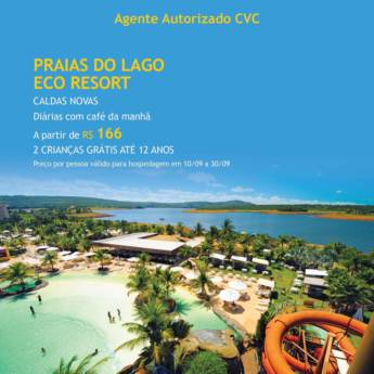 Comprar o produto de Hospedagem Praias do Lago Eco Resort em Viagens e Turismo em Franco da Rocha, SP por Solutudo
