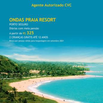 Comprar o produto de Hospedagem Ondas Praia Resort - Porto Seguro em Viagens e Turismo em Franco da Rocha, SP por Solutudo
