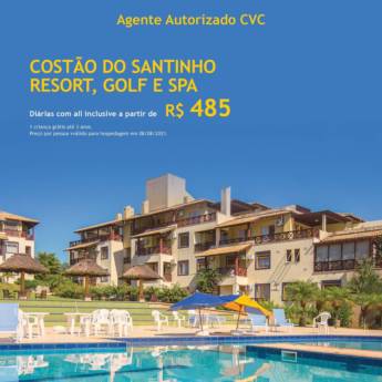 Comprar o produto de Hospedagem Costão do Santinho Resort, Golf e SPA em Viagens e Turismo em Franco da Rocha, SP por Solutudo