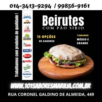 Comprar o produto de Beirutes em Pizzas em Marília, SP por Solutudo
