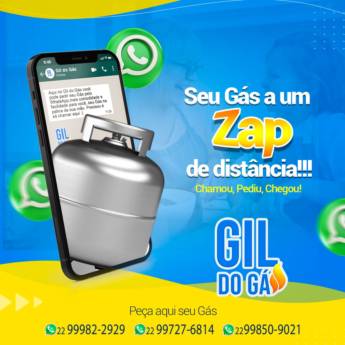 Comprar o produto de Disk Gás em Itaperuna em Gás pela empresa Gil Do Gás em Itaperuna, RJ por Solutudo