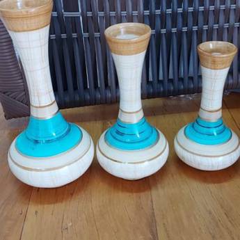 Comprar o produto de Kit de vasos decorativos em Vasos em Marília, SP por Solutudo