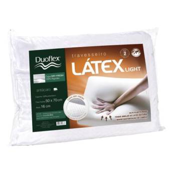 Comprar o produto de Travesseiro Látex Light Duoflex em Travesseiros pela empresa Rei dos Colchões Prime em Araçatuba, SP por Solutudo