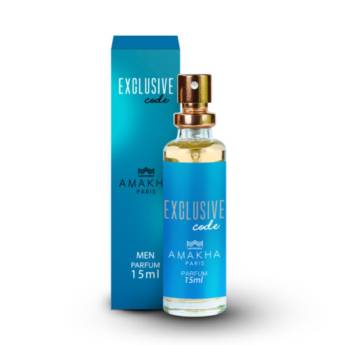 Comprar o produto de Perfume masculino EXCLUSIVE CODE 15ML - Amakha Paris em Perfumes de Bolso Masculinos em Bauru, SP por Solutudo