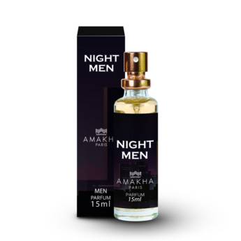 Comprar o produto de Perfume masculino NIGHT MEN 15ML - Amakha Paris em Perfumes de Bolso Masculinos em Bauru, SP por Solutudo