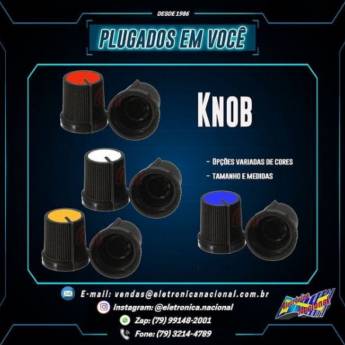 Comprar o produto de Knob em Adaptadores e Plugues em Aracaju, SE por Solutudo