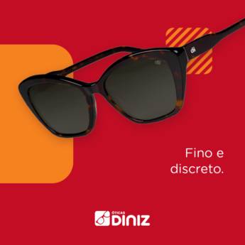 Comprar o produto de Óculos de sol em Óculos de Sol pela empresa Óticas Diniz Jaú em Jaú, SP por Solutudo