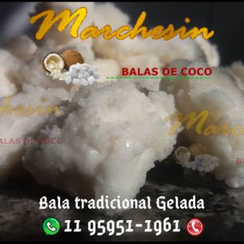 Comprar o produto de Bala de Coco Tradicional Gelada em Bala de Coco em Jundiaí, SP por Solutudo